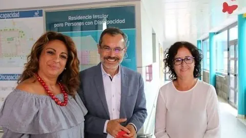 Marcial Morales con la actual diputada nacional Cristina Valido en una imagen de archivo.