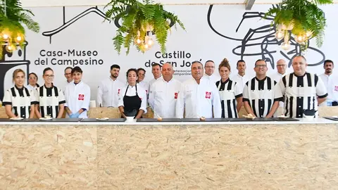Imagen del mostrador de los Centros en la feria.