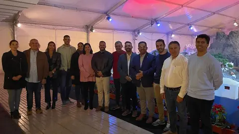 Este fin de semana sí posaron juntos los concejales del PP y CC en Arrecife