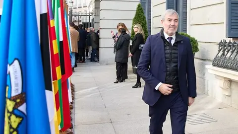 Fernando Clavijo este miércoles llegando al Congreso de los Diputados
