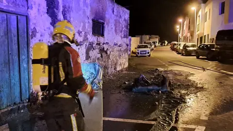 Imagen de cómo quedó la zona afectada
