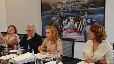 Susana Pérez en un encuentro de empresarios del sector turístico.