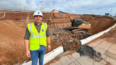 El vicepresidente en la obra de la LZ-2