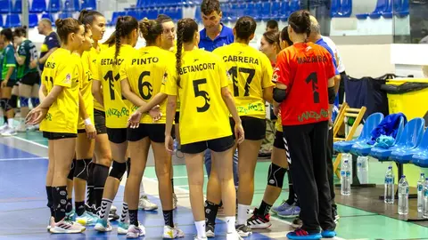 Las jugadoras del Puerto del Carmen en una imagen de archivo
