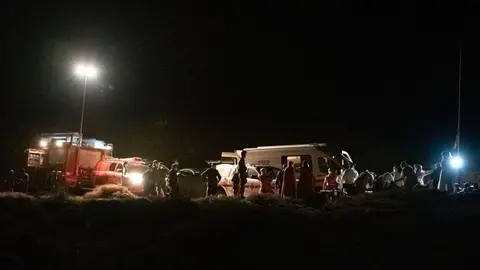 Imagen de archivo de otra llegada de madrugada a Lanzarote.