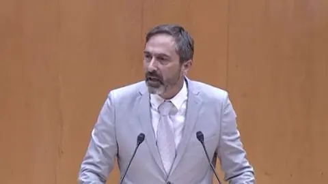 Pedro San Ginés en el Senado.