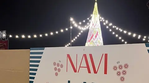 La Feria de la Navidad Ciudad de Arrecife se abre este sábado 23, a las 10 horas. Exteriores del recinto junto al Charco de San Ginés 