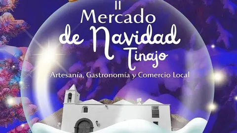 Cartel Mercado de Navidad de Tinajo.