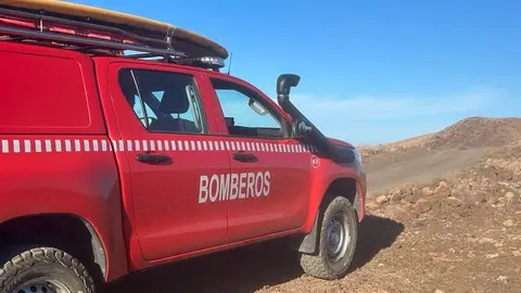 Todoterreno de los bomberos del Consorcio de Seguridad y Emergencias del Cabildo.