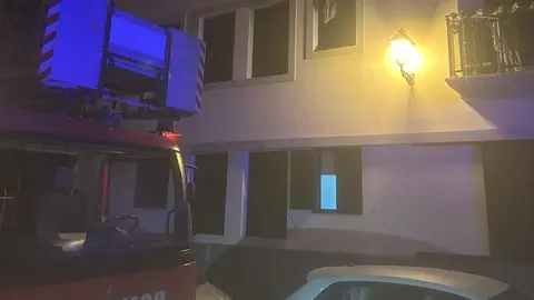 Imagen de la vivienda tras el incendio