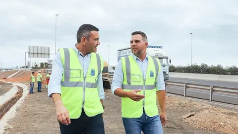 El presidente, Oswaldo Betancort, y el vicepresidente, Jacobo Medina