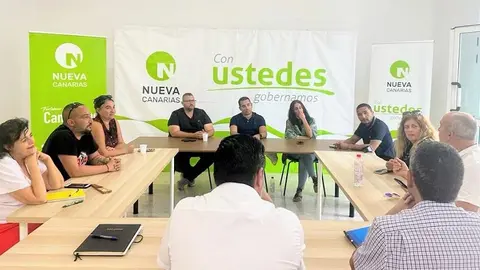 Imagen del encuentro de la Ejecutiva Insular de Nueva Canarias en Lanzarote.
