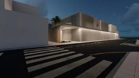 Infografía del Centro Salud Playa Honda.