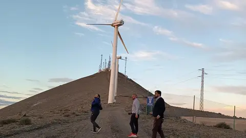 Concejales de CC en Montaña Mina.