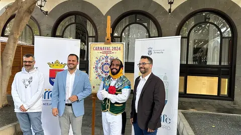 Presentación del cartel y pregonero del Carnaval de Arrecife 2024.