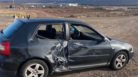 Imagen del vehículo accidentado.