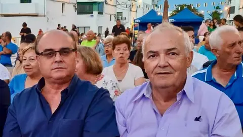Eugenio Hernández Cabrera y Jorge Enrique Barrios Rodríguez, concejales de Vox en el Ayuntamiento de Arrecife.