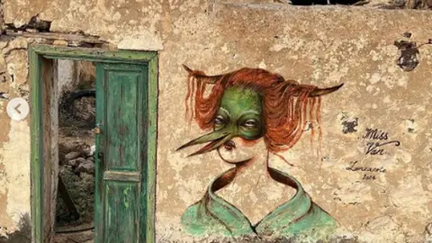 Dibujo realizado por la artista Vannesa Alice sin permiso.