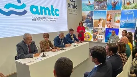 Imagen de una intervención anterior del alcalde de Tías en la misma feria.