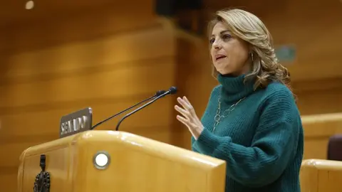 Cristina Valido este lunes en el Senado.