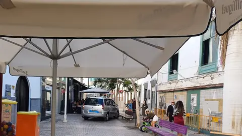 Imagen apotada por los testigos sobre la presencia de este conductor temerario en La Plazuela, y difundida en las redes