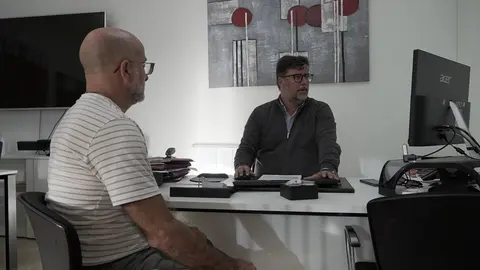 Isidro Pérez junto a Fernando Vadillo.