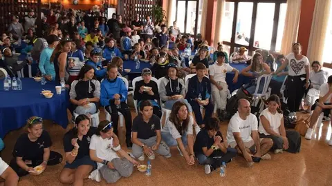 Imagen de las niñas y de los niños que participaron en la prueba