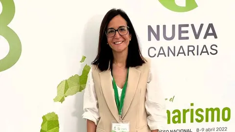 Natalia Santana, diputada de Nueva Canarias-Bloque Canarista.