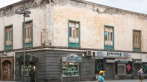Inmueble histórico de la calle Real de Arrecife.