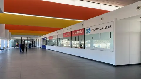Imagen de cómo ha quedado el interior de la terminal.