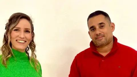 Sheila Guillén y Yoné Caraballo