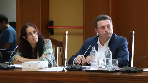 Consejeros de NC en el Cabildo de Lanzarote.