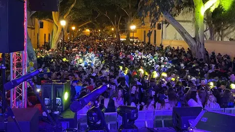 Imagen de archivo del carnaval de Haría.