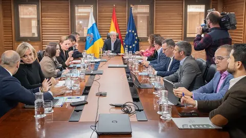 Imagen del encuentro del Consejo de Gobierno de Canarias de este lunes.