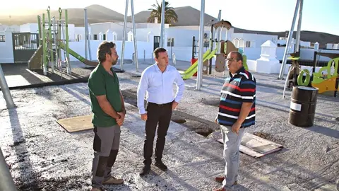 Rubén Arcas junto a Óscar Noda.