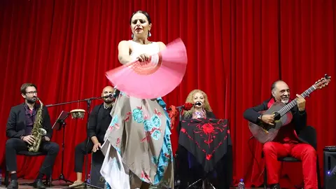 Actuación flamenca realizada en Yaiza.
