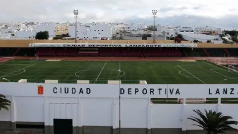 Imagen de la vieja ciudad deportiva de Arrecife.
