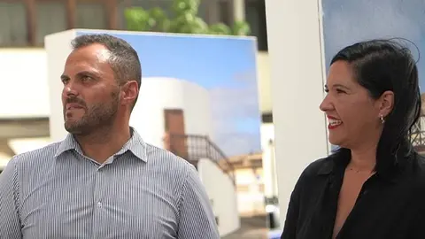 Abigail González y Yonathan de León.