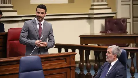 David Toledo en una imagen de archivo con Fernando Clavijo.