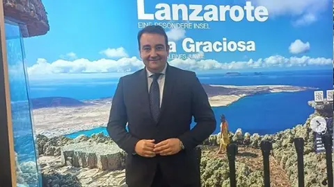 José Valle, presidente de la Cámara de Comercio de Lanzarote y La Graciosa, en la ITB.