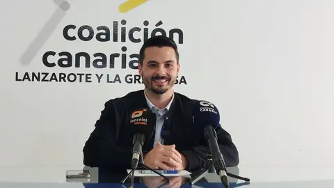 David Toledo este viernes en la sede de Arrecife