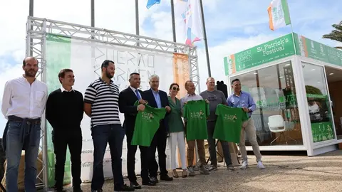 Presentación de los actos por el día de San Patricio.