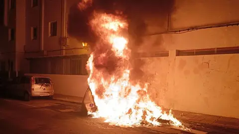 Incendio en la calle Nicaragua.