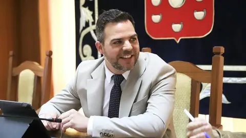 Jacobo Medina en el Cabildo de Lanzarote.