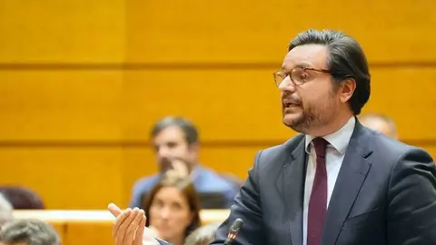 Sergio Ramos este martes durante su intervención en el Senado.