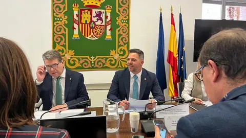 Jacobo Medina en la toma posesión en la comisión de la FEMP