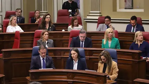 Migdalia Machín durante el debate de este jueves.