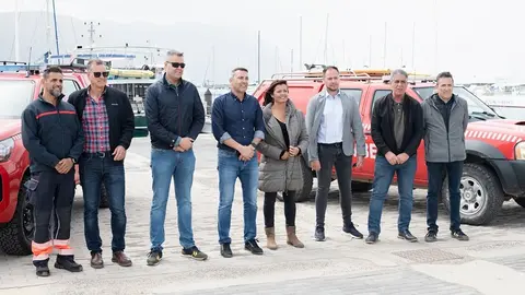 Presentación de nuevo coche en La Graciosa.