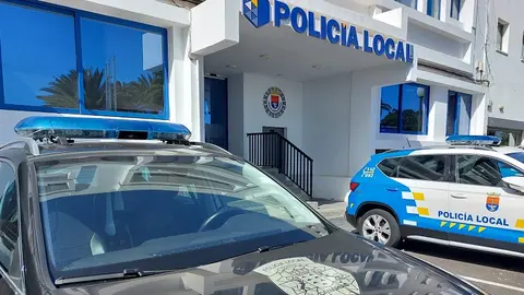 Exterior de la sede central de la Policía Local de Arrecife.