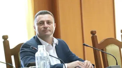 Óscar Noda en el pleno del Cabildo de Lanzarote.